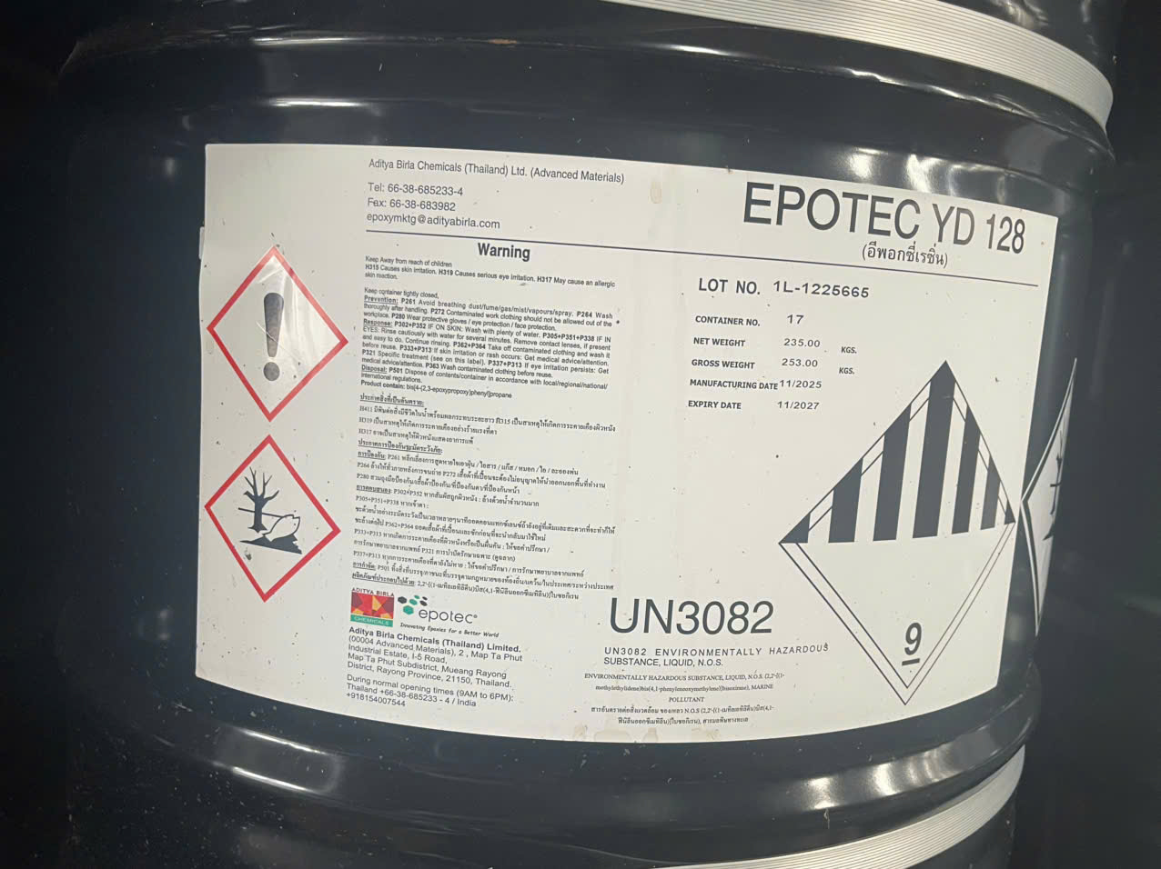 Nhựa epoxy resin YD128